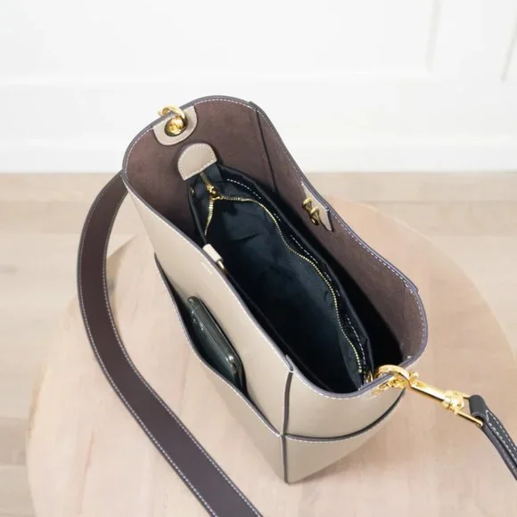 The Jordan Leather Bucket Bag - Pebble - Picture 9 of 11